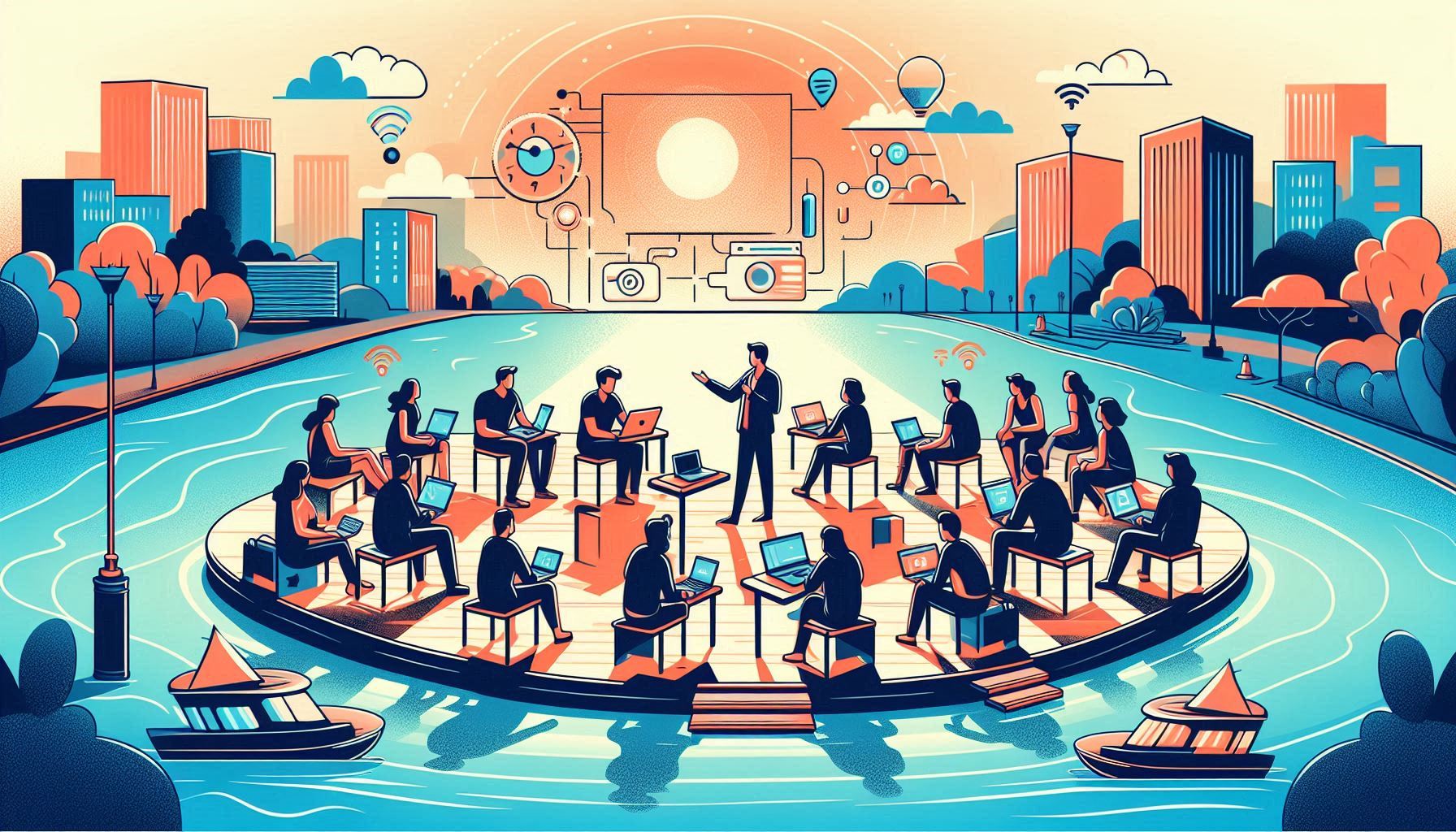 Deskreen presentation and collaboration